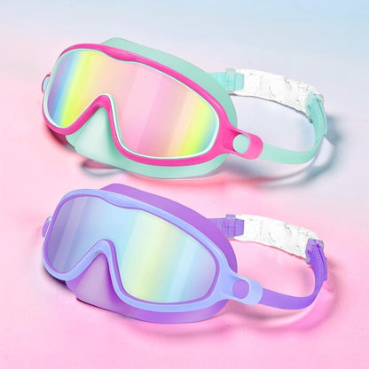Swim Goggles Kids Nose Cover Anti Fog Mask