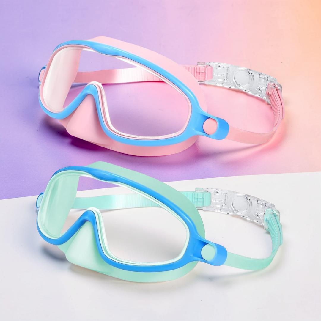 Swim Goggles Kids Nose Cover Anti Fog Mask