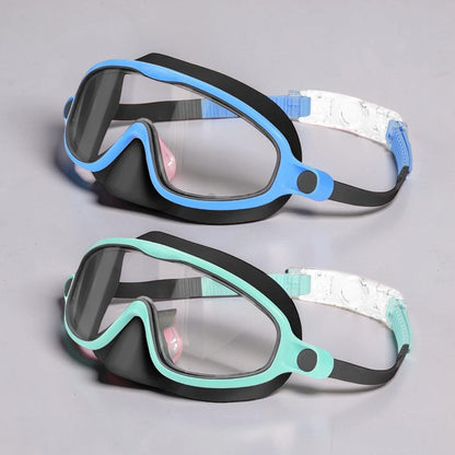 Swim Goggles Kids Nose Cover Anti Fog Mask