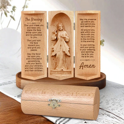 The Blessing Religious Statue Openable Sculpture Gift Box