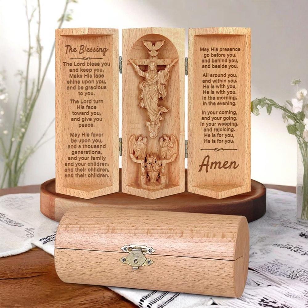 The Blessing Religious Statue Openable Sculpture Gift Box