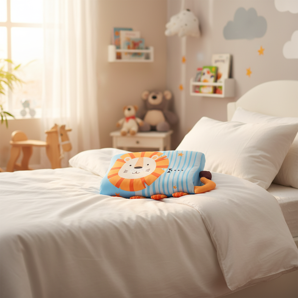 Toddler Pillow Animal Shape Sleep Support