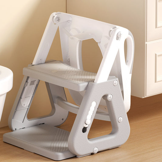 Toddler Potty Training Seat Adjustable Safety Ladder Step Stool