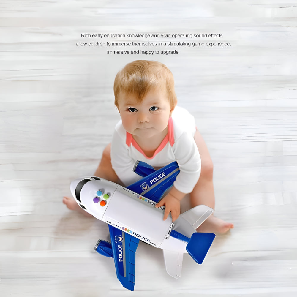 Toy Airplane Transformable Play Set Kids Construction Model