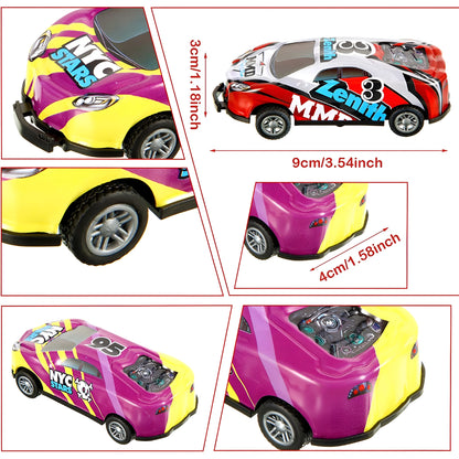 Toy Cars Pull Back Flipping Stunt Remote Control Vehicle Set