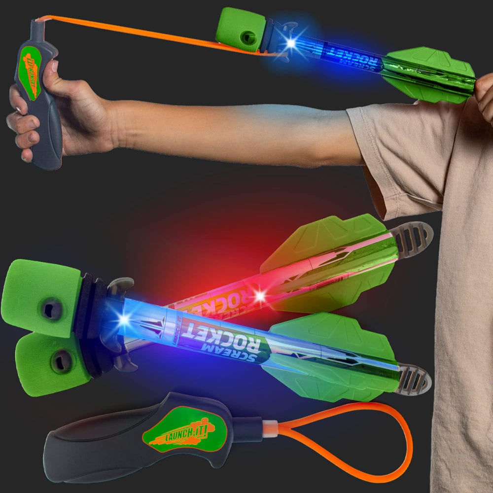 Toy Rocket Launcher Foam Rockets Outdoor Game – Slumberkiddies