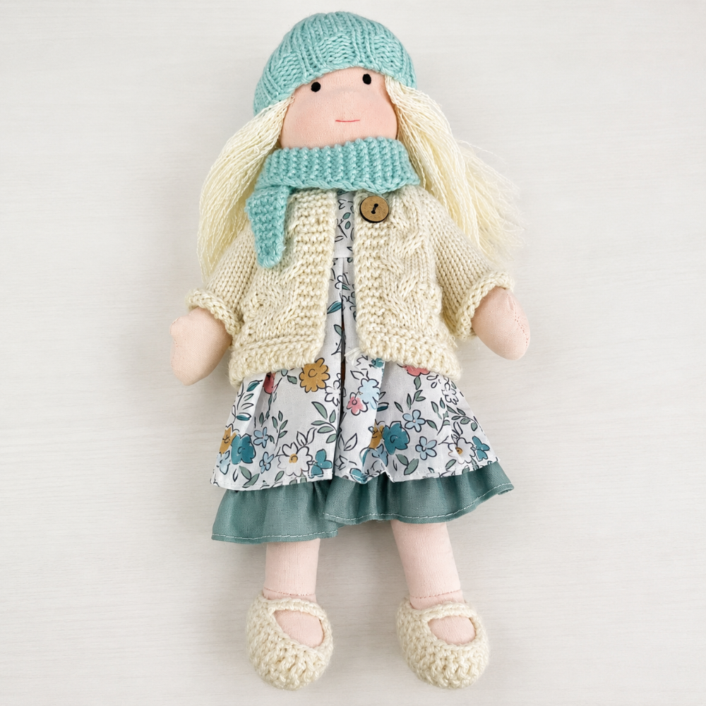Waldorf Doll Toy -Up Soft Handmade Figure Handmade Doll