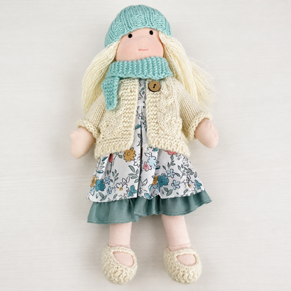 Waldorf Doll Toy -Up Soft Handmade Figure Handmade Doll