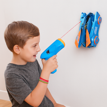 Wall Climbing RC Car Laser Remote Control LED Stunt Kids Toy