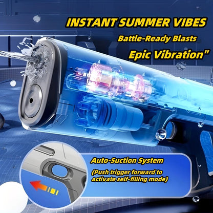 Water Gun Electric Rechargeable LED Beach Pool Toy