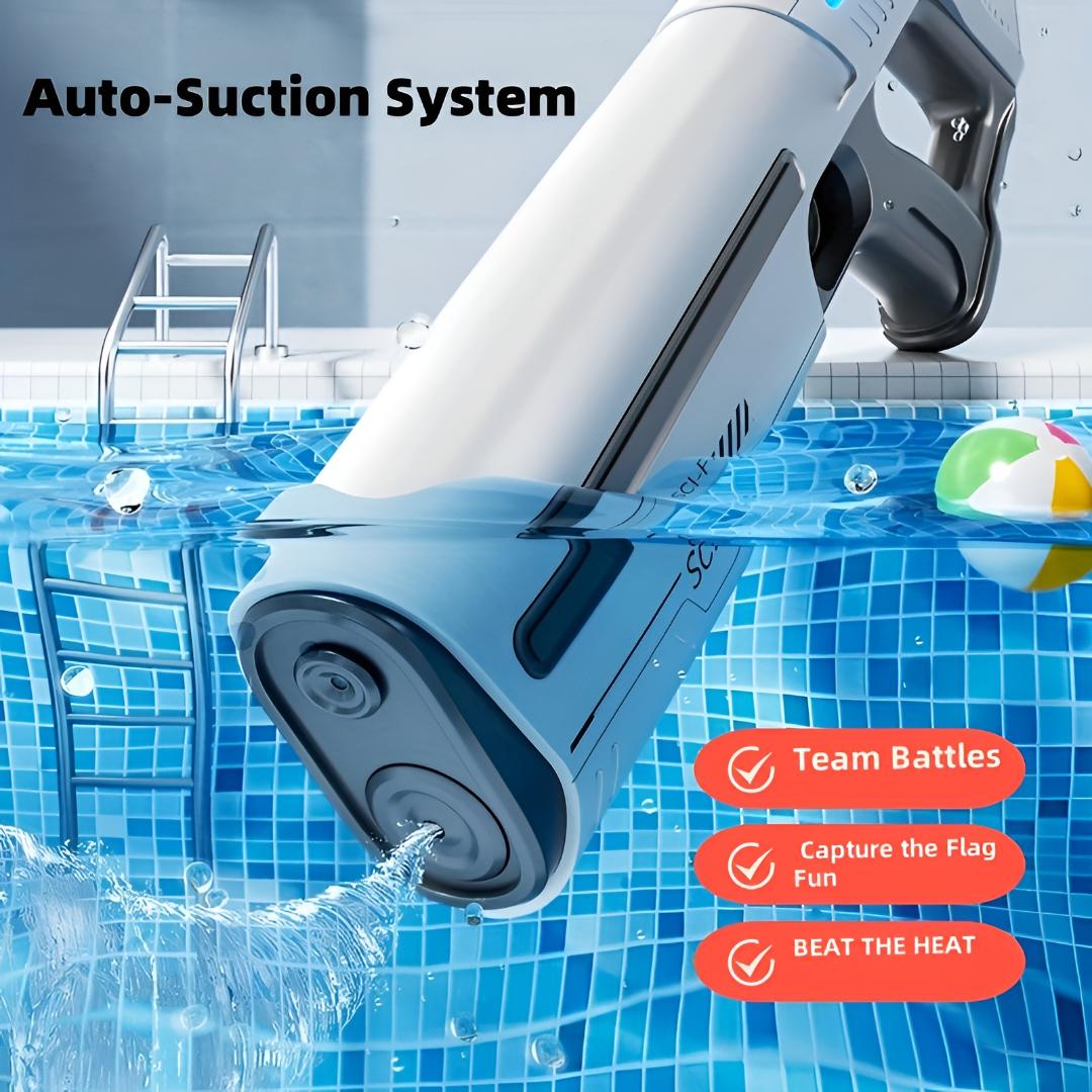 Water Gun Electric Rechargeable LED Beach Pool Toy