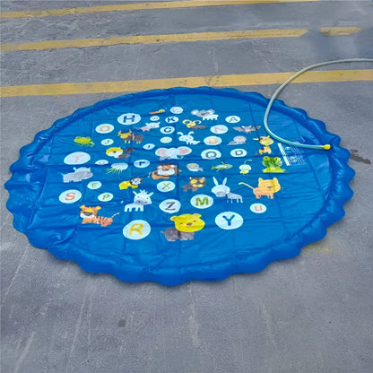 Water Splash Pad Inflatable Sprinkler Mat Kids Water Play Toy