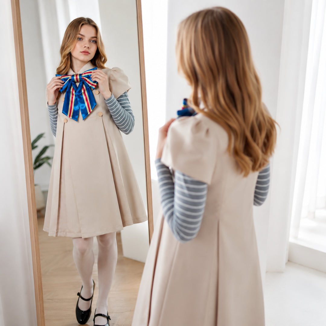 Halloween Costume Creepy Doll Character Dress Outfit