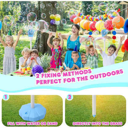 Automatic Bubble Maker Outdoor Bubble Machine Bubble Stand Maker Fun - Image 6