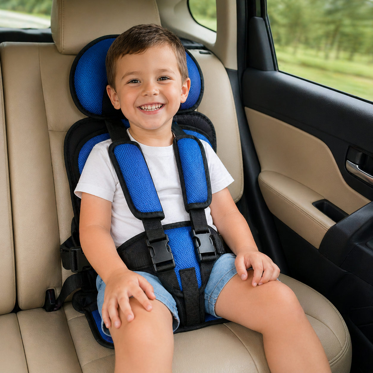 Baby Car Seat Travel Portable Foldable Adjustable Harness - Image 16