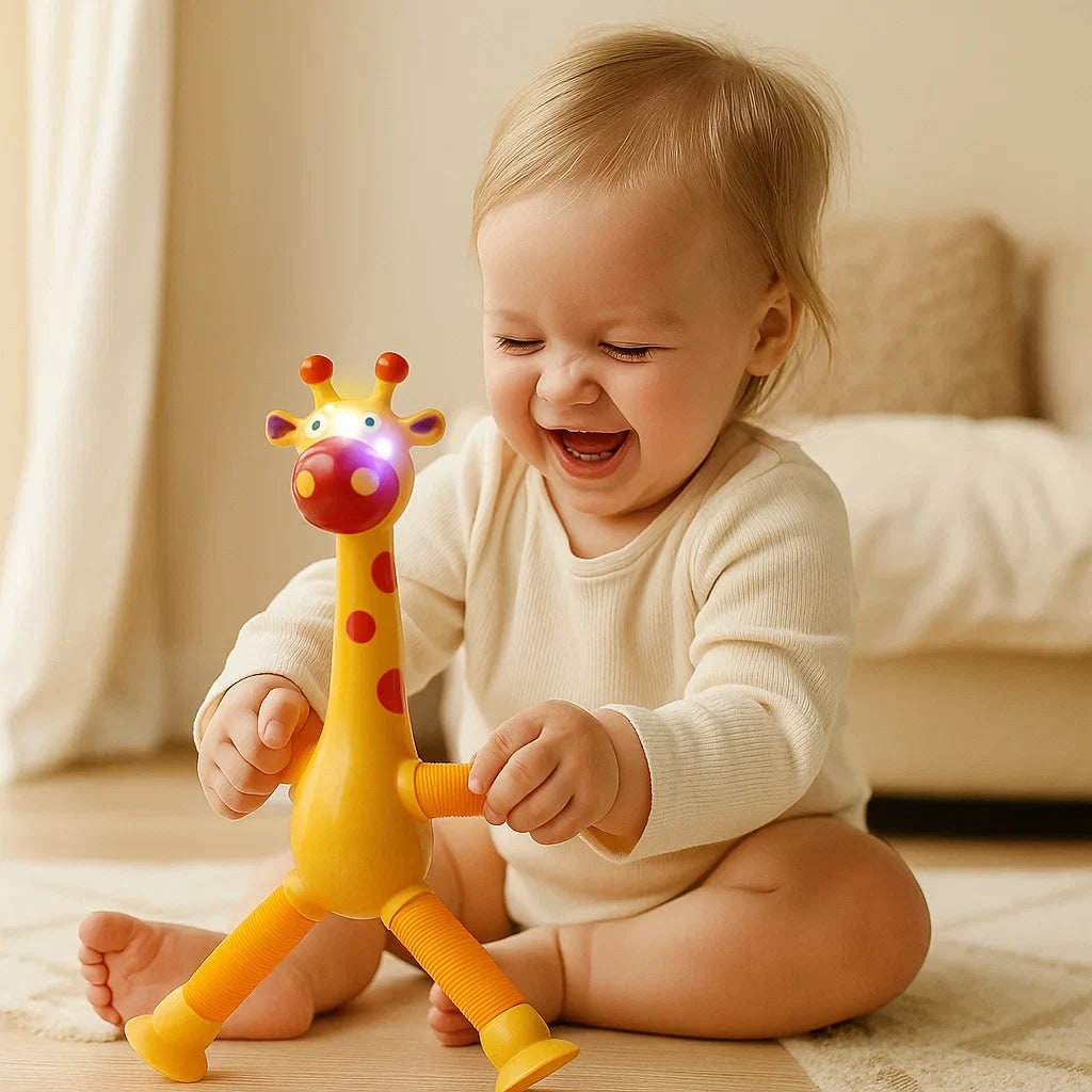 Baby Giraffe Toy Suction Cup Toy Sensory Toy Educational Toy For Toddlers - Image 6