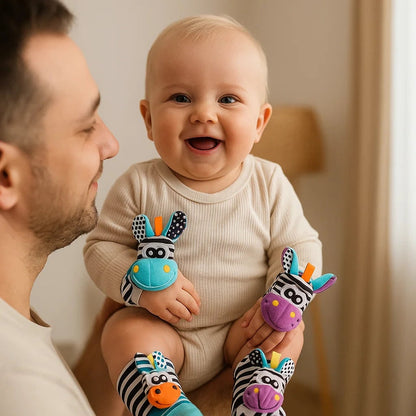 Baby Toys Wrist Rattle Socks Sensory Play - Image 10