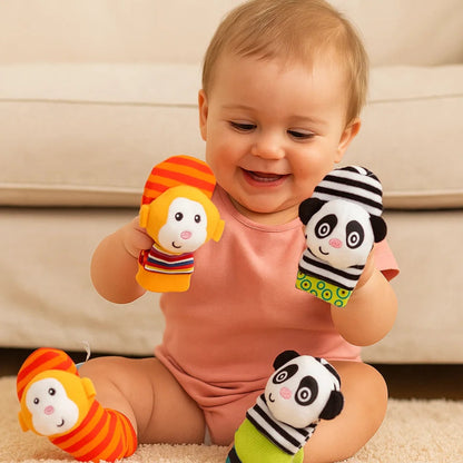Baby Toys Wrist Rattle Socks Sensory Play - Image 9