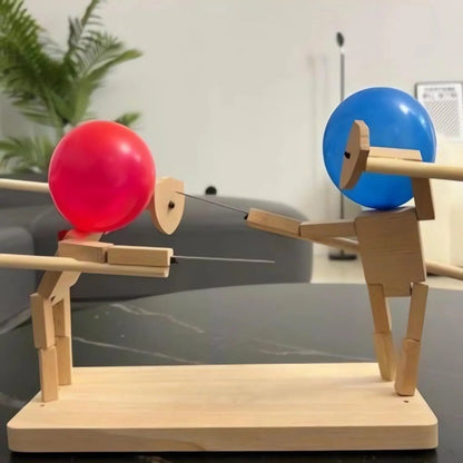 Bamboo Sword Duel Toy Fun Interactive Fencing Game - Image 2