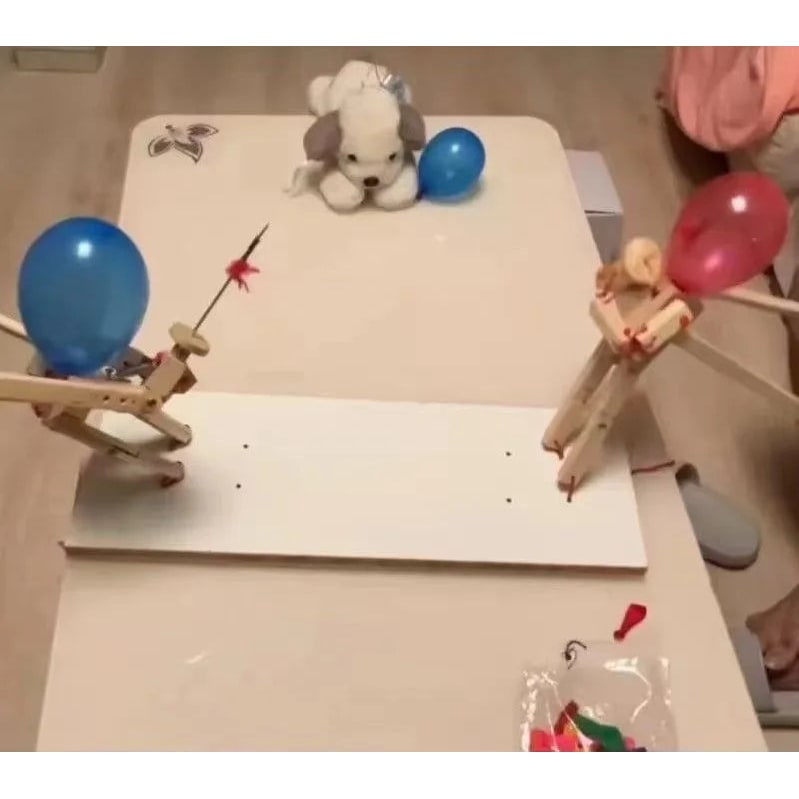 Bamboo Sword Duel Toy Fun Interactive Fencing Game - Image 4