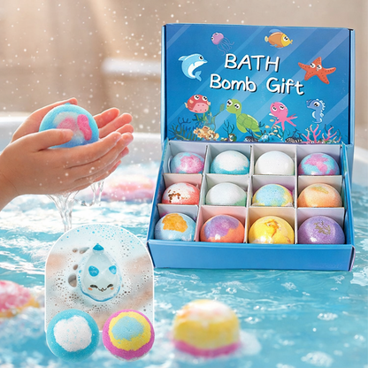 Kids Bubble Bath Bombs Colorful Fizzy Bath Set Fun