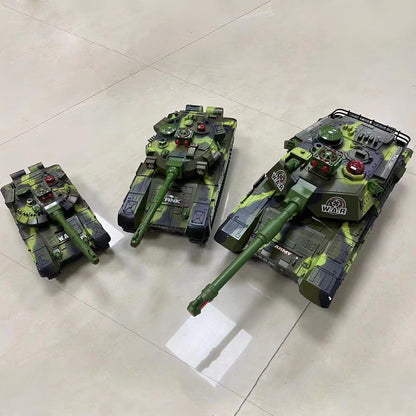Battle Tank Led Light Tank Remote Control Toy Vehicle - Image 12