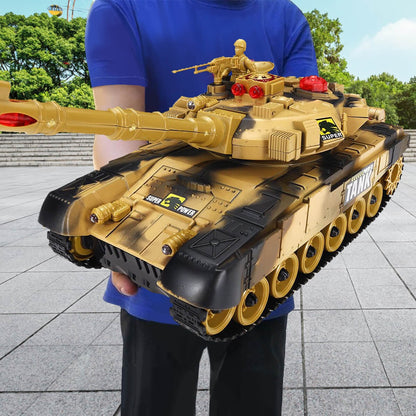 Battle Tank Led Light Tank Remote Control Toy Vehicle - Image 2
