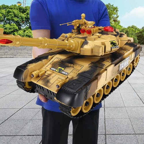 Battle Tank Led Light Tank Remote Control Toy Vehicle - Image 2