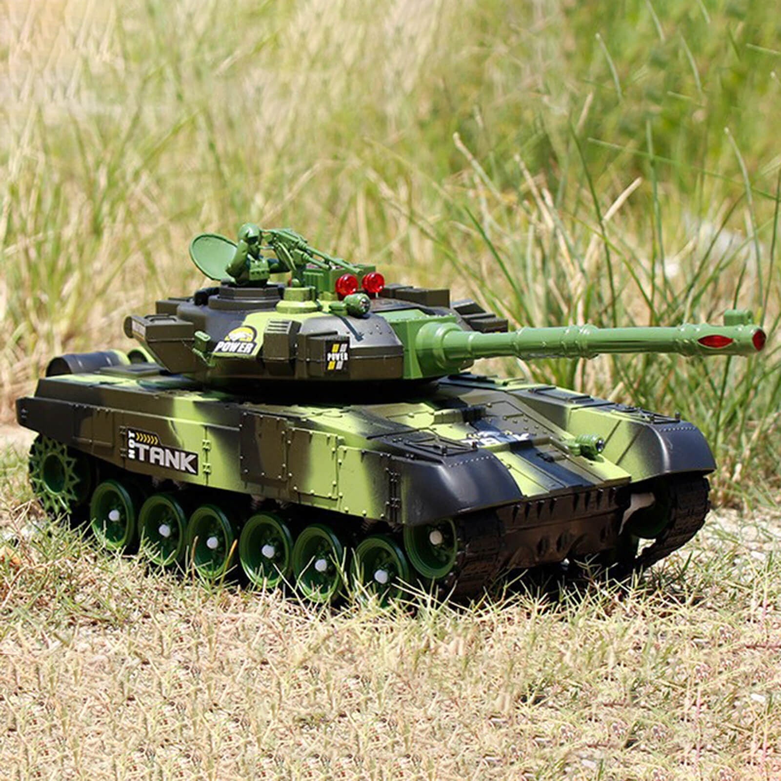 Battle Tank Led Light Tank Remote Control Toy Vehicle - Image 5