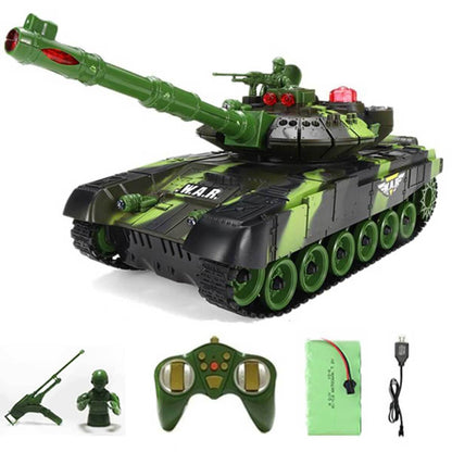 Battle Tank Led Light Tank Remote Control Toy Vehicle - Image 6