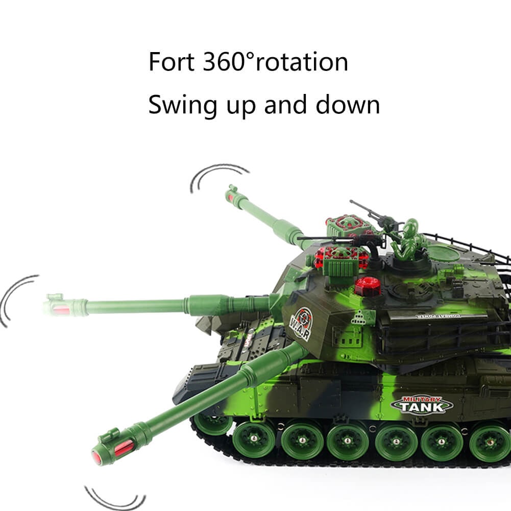 Battle Tank Led Light Tank Remote Control Toy Vehicle - Image 9