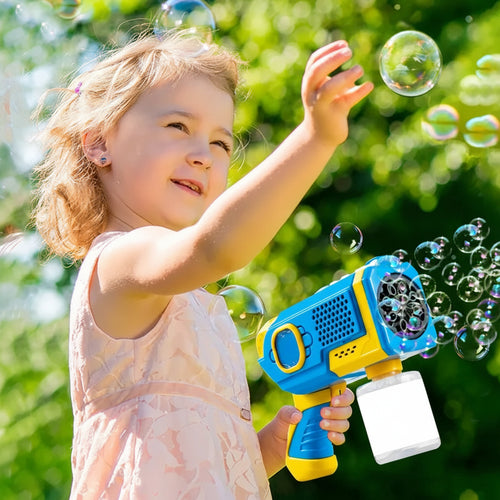 Kids Bubble Machine Gun Automatic Outdoor Summer Toy