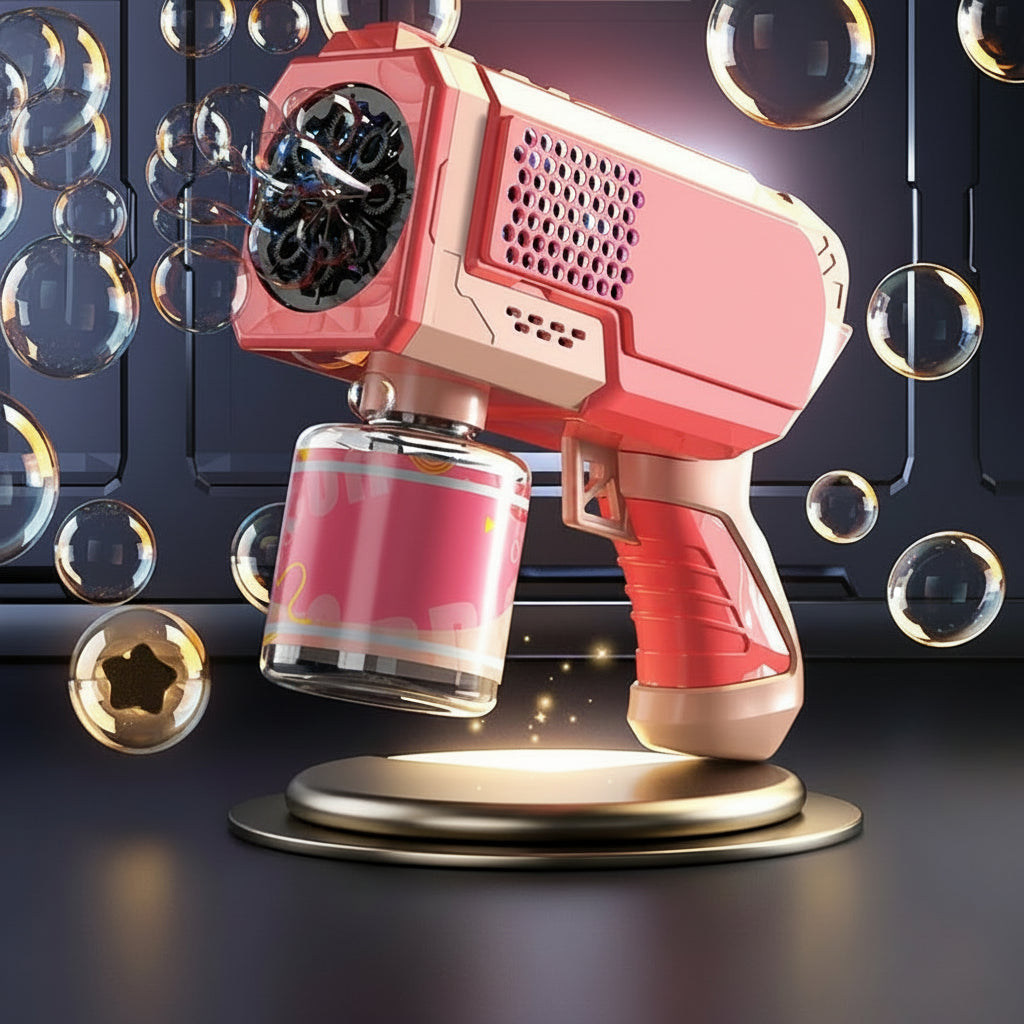 Kids Bubble Machine Gun Automatic Outdoor Summer Toy