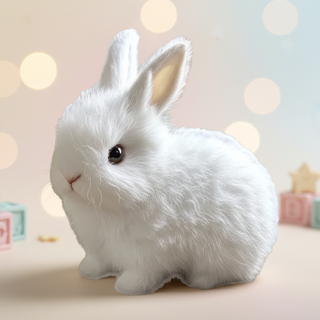 Kids Interactive Bunny Plush Toy Moving Stuffed Animal Toddlers ...