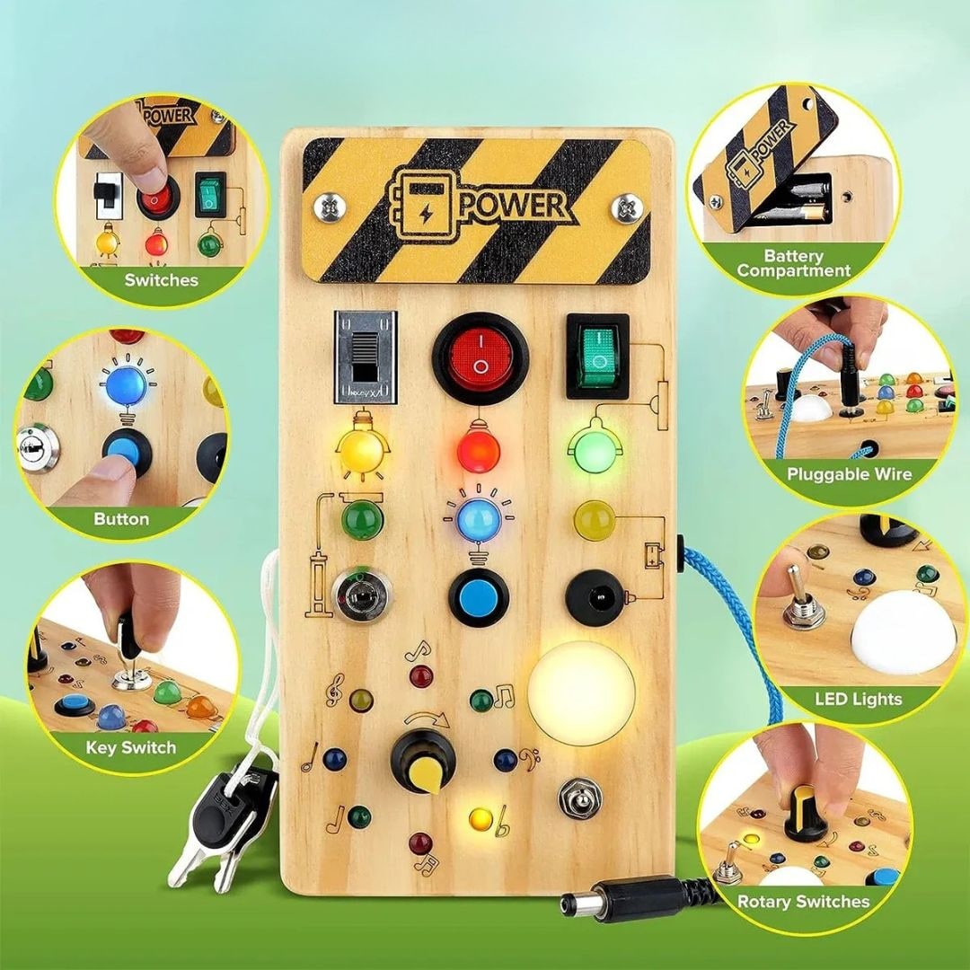 Busy Board Educational Toy For Toddlers Fine Motor Skills Toy - Image 4