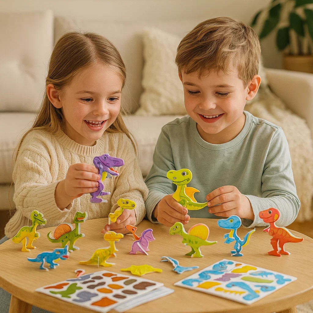 Children's Puzzles 3D Cartoon Animal Theme Cartoon Puzzles - Image 6