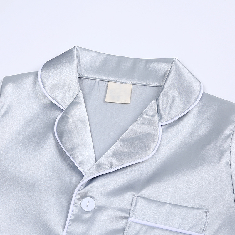 Children's Sleepwear Silk Sleepwear Silk Pajamas - Image 12