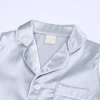 Children's Sleepwear Silk Sleepwear Silk Pajamas - Image 12