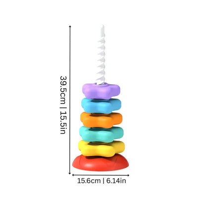 Color Tower Toy Color Stacking Toy Vibrant Colors - Image 4