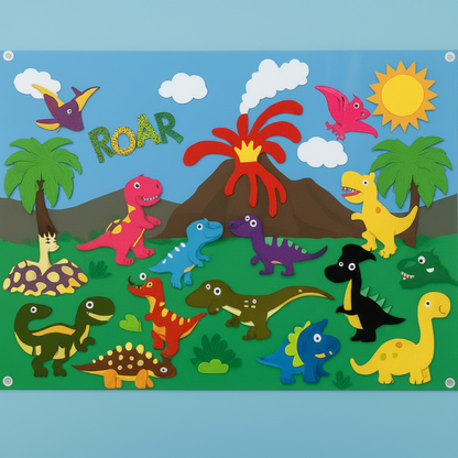 Colorful Images Felt Board Interactive Educational - Image 14