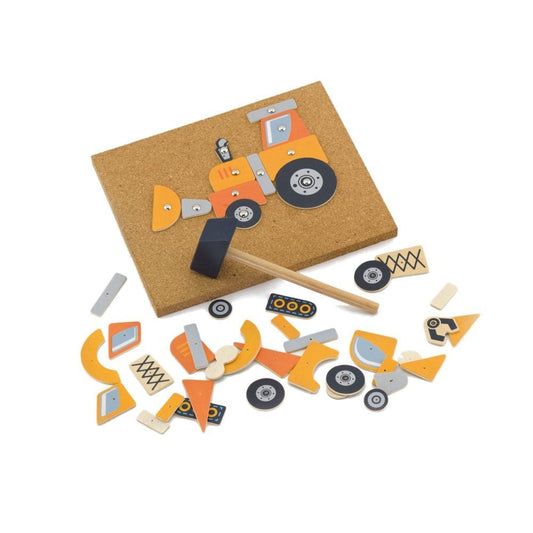 Construction Toy Set Creative Building Vehicles Activity - Image 1