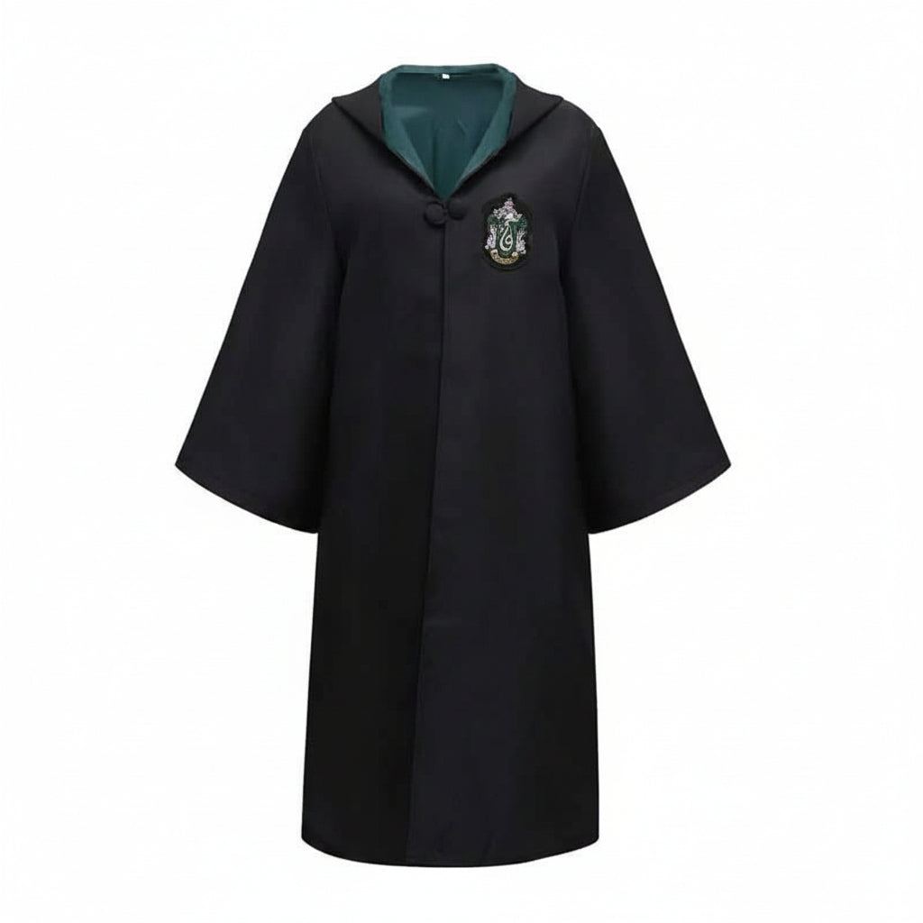 Cosplay Costume Wizard Robe Hooded Long-Sleeve Cloak - Image 3