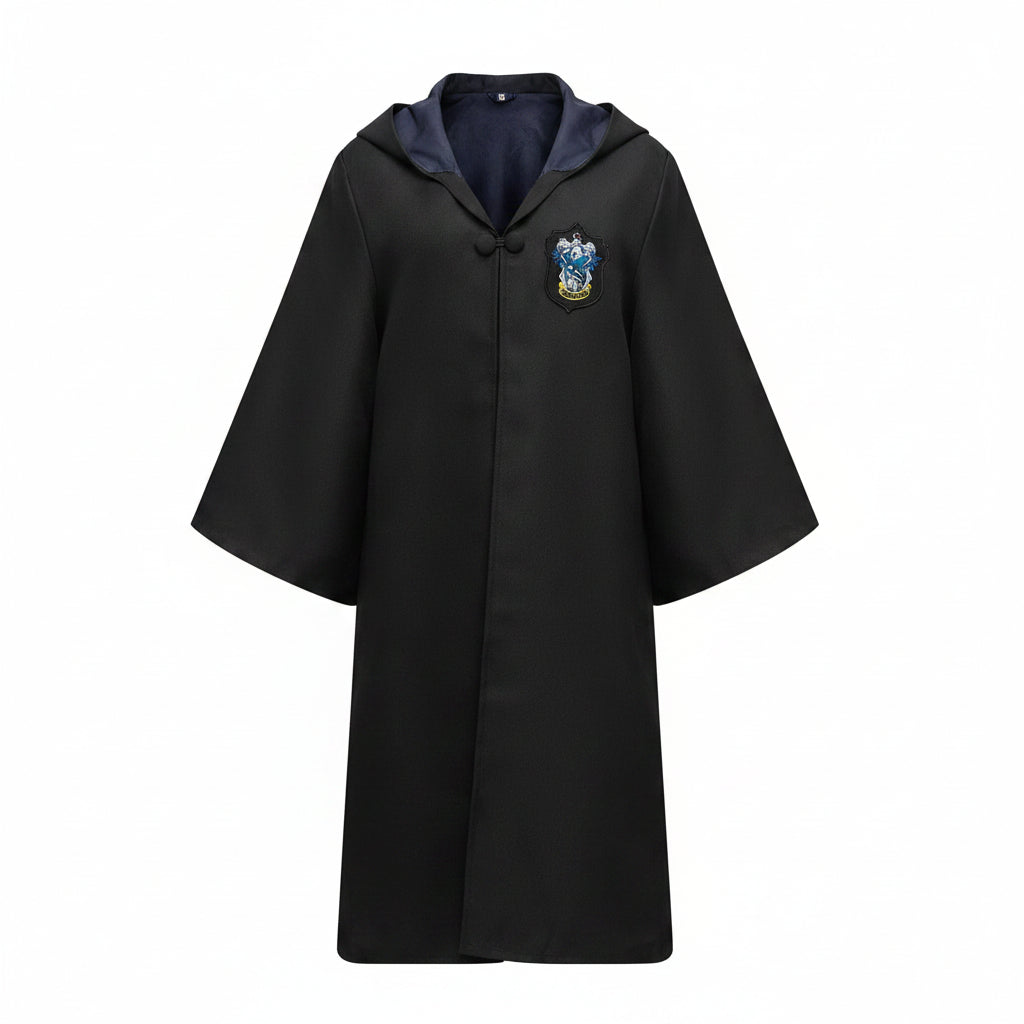 Cosplay Costume Wizard Robe Hooded Long-Sleeve Cloak - Image 5