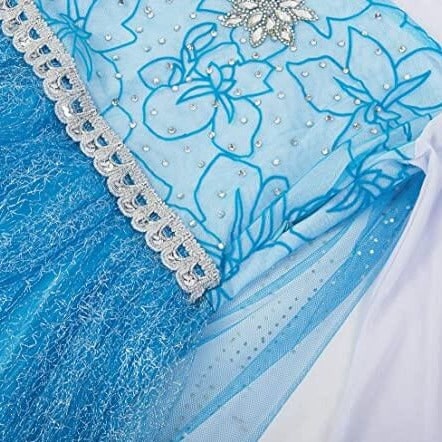 Cosplay Princess Dress Long Cape Dress Sparkling Design - Image 5