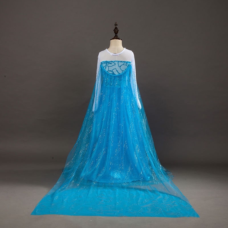 Cosplay Princess Dress Long Cape Dress Sparkling Design - Image 9