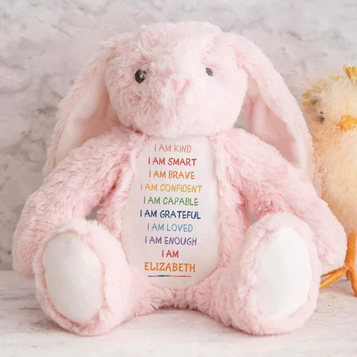 Custom Stuffed Animal Personalized Stuffed Bunny Soft Plush Bunny Stuffed Bunny - Image 1