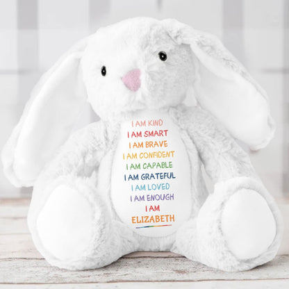 Custom Stuffed Animal Personalized Stuffed Bunny Soft Plush Bunny Stuffed Bunny - Image 3