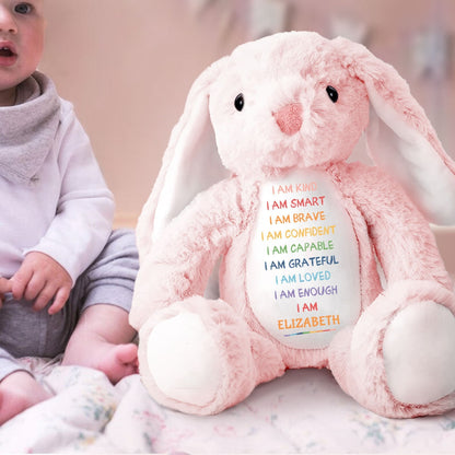 Custom Stuffed Animal Personalized Stuffed Bunny Soft Plush Bunny Stuffed Bunny - Image 5