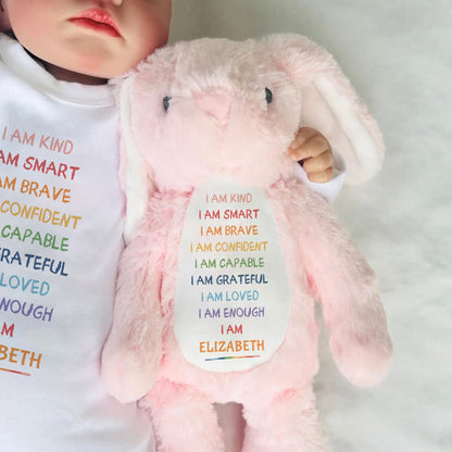 Custom Stuffed Animal Personalized Stuffed Bunny Soft Plush Bunny Stuffed Bunny - Image 7