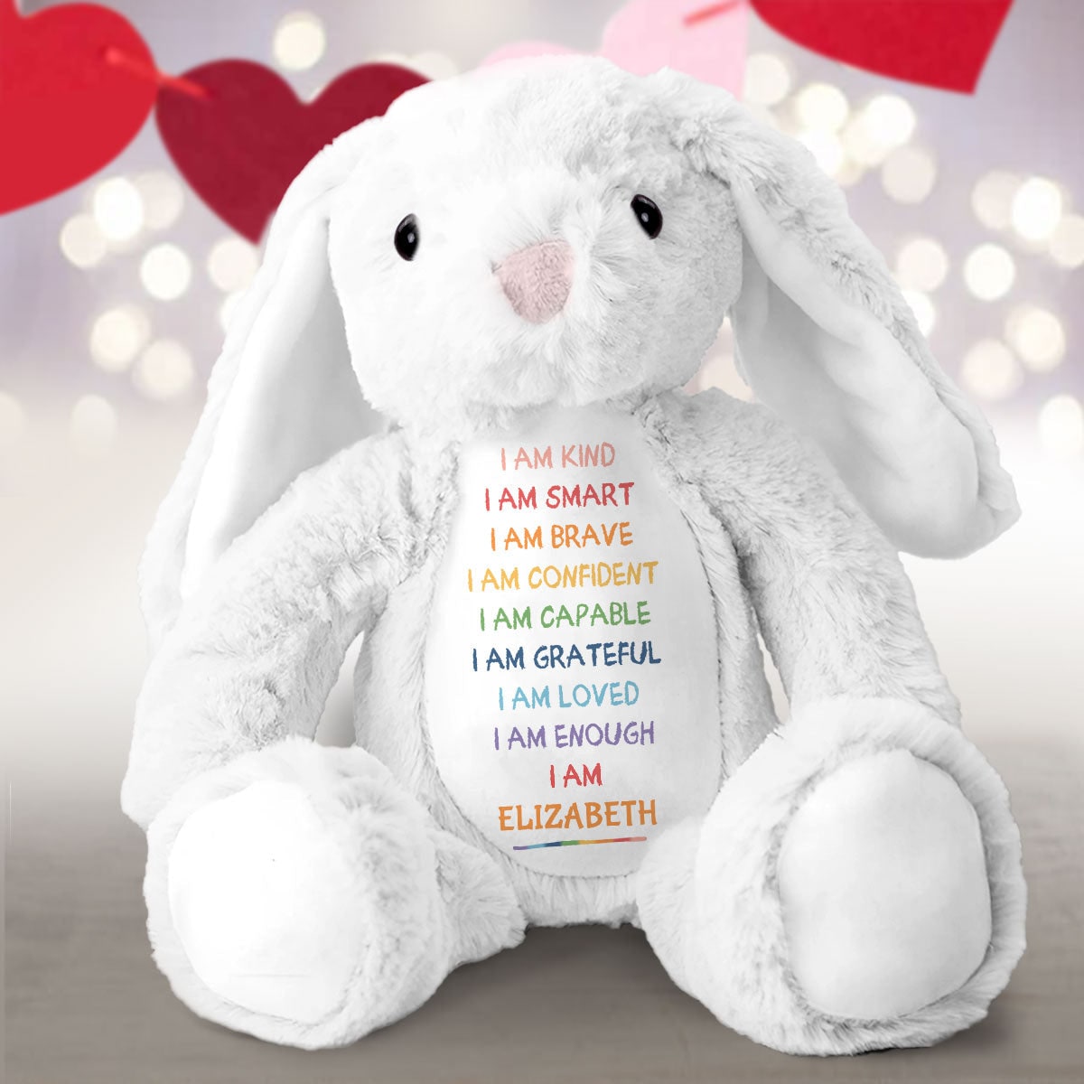 Custom Stuffed Animal Personalized Stuffed Bunny Soft Plush Bunny Stuffed Bunny - Image 8
